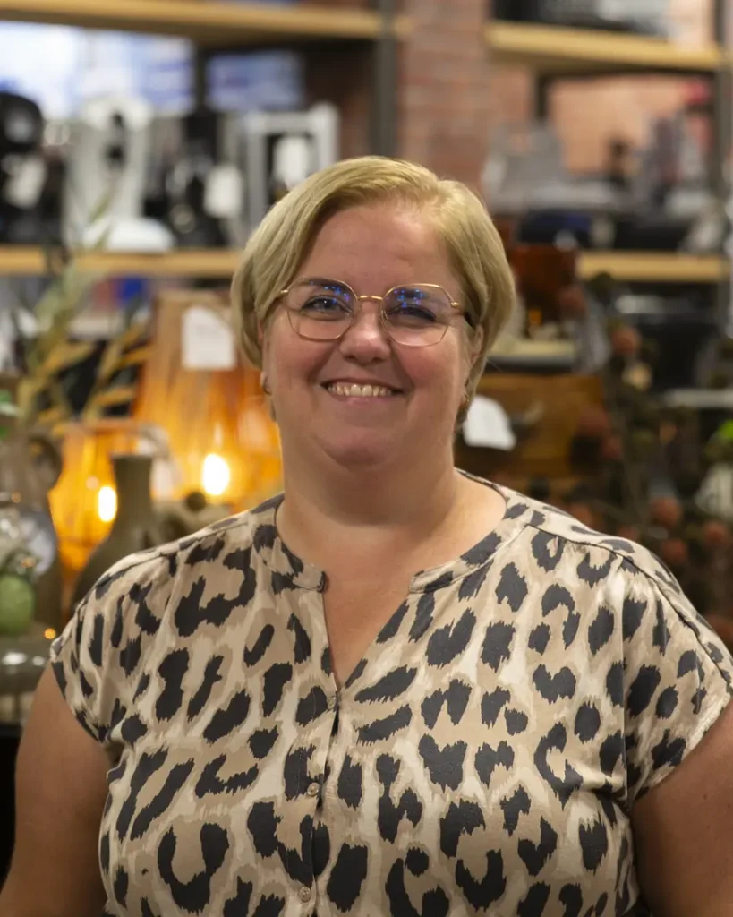 Kelly in de winkel
