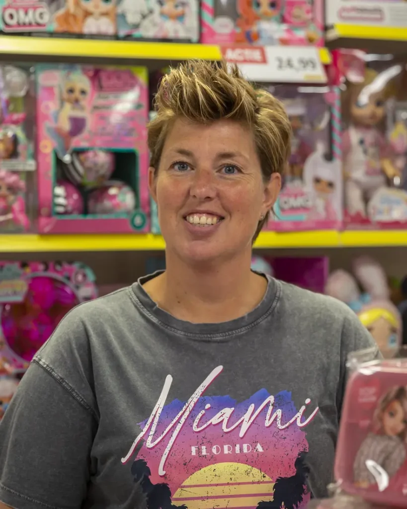 Miranda in de winkel