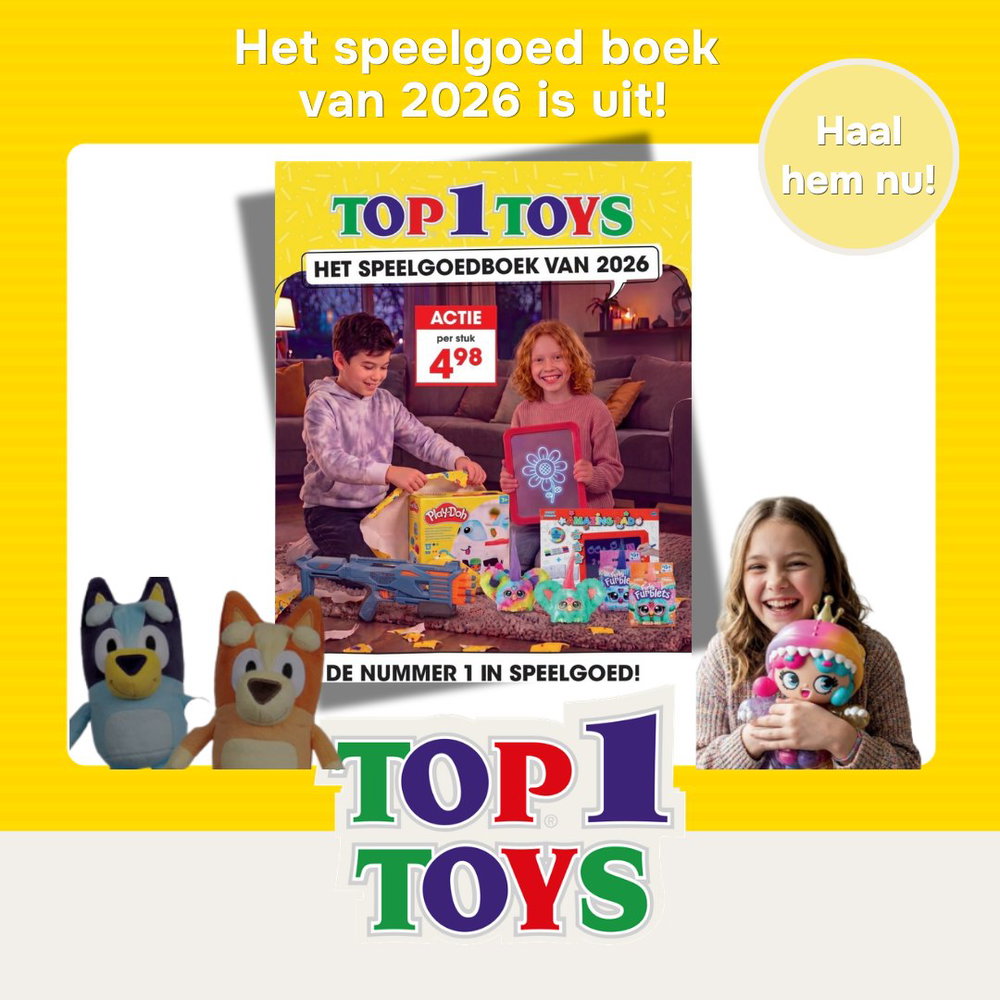 🎉📖 𝐇𝐄𝐓 𝐍𝐈𝐄𝐔𝐖𝐄 𝐒𝐏𝐄𝐄𝐋𝐆𝐎𝐄𝐃𝐁𝐎𝐄𝐊 𝐈𝐒 𝐁𝐈𝐍𝐍𝐄𝐍! 🧸✨ Goed nieuws voor alle speelgoedfans! 😍 Vanaf nu kun je bij ons het…